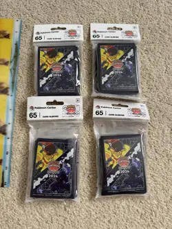Pokemon Center London 2024 EUIC ceruledge armarouge - set of four Card Sleeves - Image 1