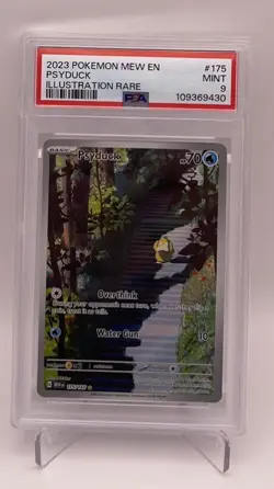 2023 POKEMON MEW EN-151 ILLUSTRATION RARE #175 PSYDUCK PSA 9 - Image 1