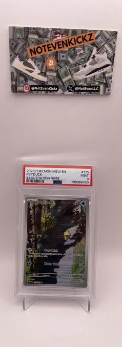 2023 POKEMON MEW EN-151 ILLUSTRATION RARE #175 PSYDUCK PSA 9 - Image 2