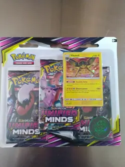 Pokemon Cosmic Eclipse And Unified Minds 3 Pack Blisters Sealed - Image 2
