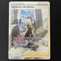 Cynthia's Ambition GG60/GG70 - Crown Zenith Galarian Gallery - Pokemon TCG - Image 1