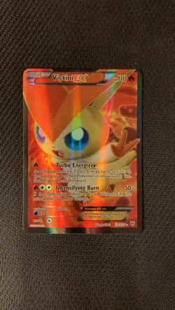 Pokemon Victini EX 131/135 Rare Full Art Plasma Storm LP - Image 1
