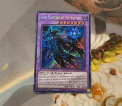 Yu-Gi-Oh Dark Magician of Destruction Secret Rare MZMU-EN011 1st Edition NM - Image 1