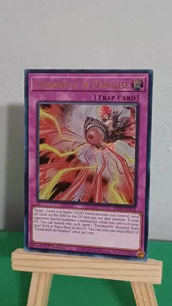 2025 Yugioh Fiendsmith In Paradise Trap Card MP25-EN232 Ultra Rare 1st Edition - Image 3