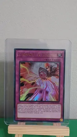 2025 Yugioh Fiendsmith In Paradise Trap Card MP25-EN232 Ultra Rare 1st Edition - Image 5