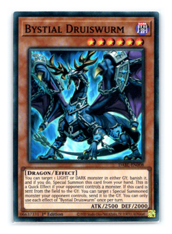 Bystial Druiswurm - DABL-EN008 - Super Rare - 1st Edition - Yugioh - Image 1