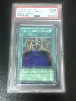 Dark Magic Curtain PP01-EN008 Secret Rare Yugioh PSA 9 Low POP - Image 1