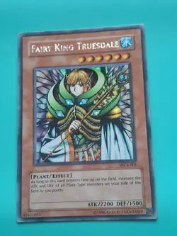 Yugioh - Fairy King Truesdale Prismatic Secret Rare WC4-001 LP - Image 1