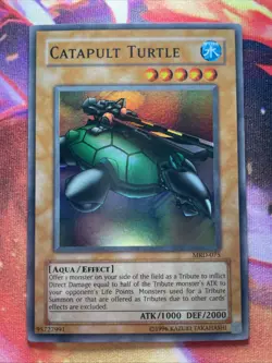 Catapult Turtle MRD-075 LP-NM Super Rare Unlimited Yu-Gi-Oh! TCG - Image 1