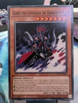 YuGiOh! Gorz The Emissary of Darkness OP19-EN017 - Image 1