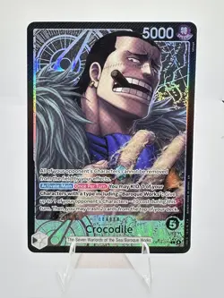 One Piece TCG Leader Crocodile OP14-079 Alternate ALT ART The Azure Sea’s Seven - Image 1