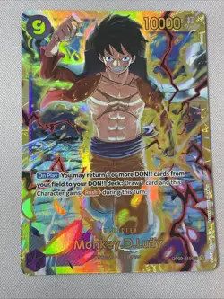 One Piece Monkey D. Luffy SEC OP09-119 Emperors in the New World NM - Image 1