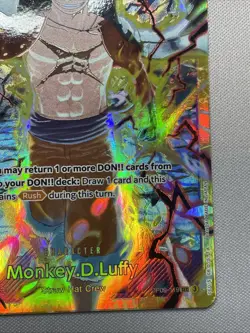 One Piece Monkey D. Luffy SEC OP09-119 Emperors in the New World NM - Image 5