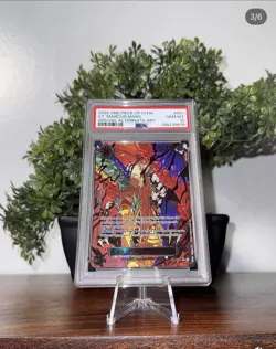 One Piece OP 13 Five Elders Demon Rare God Pack PSA 10 Sequential AA Full Set - Image 3