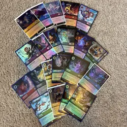 Disney Lorcana Lot Of 21 Epic rare Including Stitch And Elsa N/M - Image 1