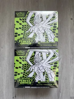 Pokemon TCG Mega Evolution Perfect Order Pokemon Center Elite Trainer Box ETB x2 - Image 1