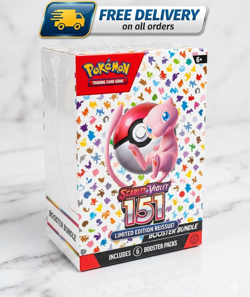 Pokemon TCG Scarlet & Violet 151 Booster Bundle Sealed New (6 packs) - Image 1