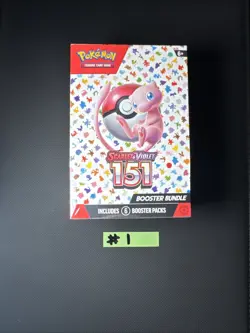 Pokemon TCG Scarlet & Violet 151 Booster Bundle Sealed New (6 packs) - Image 1