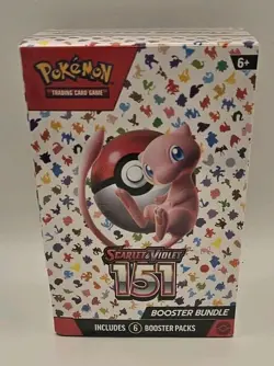 New and Sealed Pokemon TCG Scarlet and Violet 151 Booster Bundle Box 6 Packs - Image 1