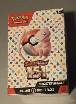 NEW Pokemon TCG Scarlet & Violet 151 Booster Bundle SEALED Box 6 Booster Packs - Image 1