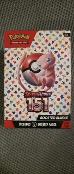 New & Sealed - 151 Booster Bundle - Scarlet and Violet - 6 Packs - Pokemon TCG 820650853210 - Image 1