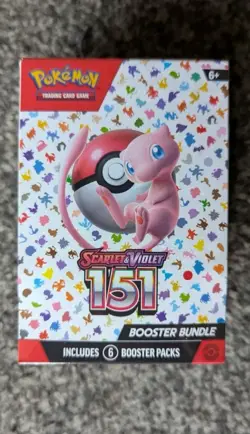 Pokemon TCG Scarlet & Violet 151 English Booster Bundle New Sealed Box, 6 Packs 820650853210 - Image 1