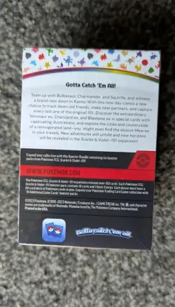Pokemon TCG Scarlet & Violet 151 English Booster Bundle New Sealed Box, 6 Packs 820650853210 - Image 2