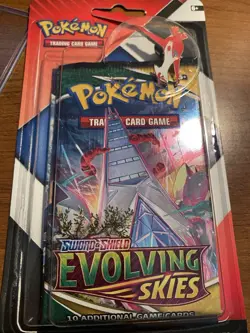 Pokemon TCG Sword & Shield Evolving Skies Blister 2-pack with pin (set of 3) - Image 2