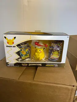 Pokemon Celebrations Premium Pikachu V max Figure Collection Sealed 820650809408 - Image 1