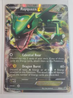 Pokemon TCG Rayquaza EX BW47 Holographic Black Star Promo - Image 1