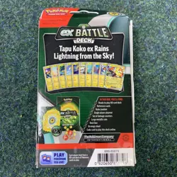 Pokemon TCG Tapu Koko ex Battle Deck (Ready-to-Play 60-Card Deck) New & Sealed - Image 2