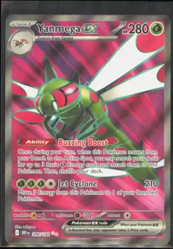 Yanmega ex Ultra Rare SV10: Destined Rivals #206/182 [Near Mint] Pokemon TCG - Image 1