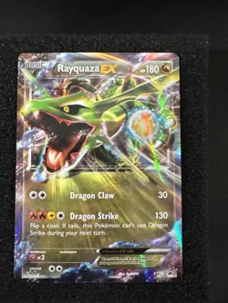 Pokemon TCG Rayquaza EX XY73 Ultra Rare Holo Black Star Promo Card 2015 - Image 1