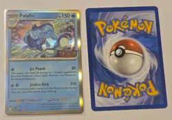 Palafin SVP 036 Scarlet & Violet Promo Cards Holo Pokemon TCG & Bonus Card - Image 1