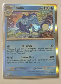 Palafin SVP 036 Scarlet & Violet Promo Cards Holo Pokemon TCG & Bonus Card - Image 2