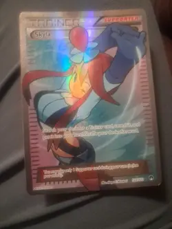 Pokemon Skyla Full Art Ultra Rare Holo Trainer Supporter Breakpoint 122/122 Card - Image 1