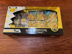 Pokemon Celebrations Premium Playmat Collection box Pikachu V-UNION - Image 1