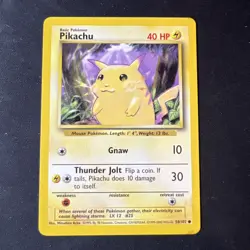 PIKACHU - 58/102 - Base Set - Pokemon Card - PL - Image 1