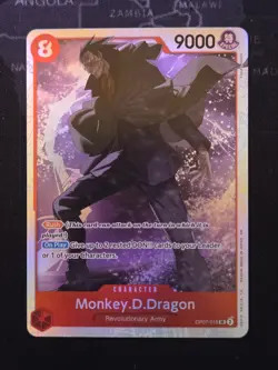 One Piece Card, Monkey .D. Dragon OP07-015 Foil Super Rare English - Image 1