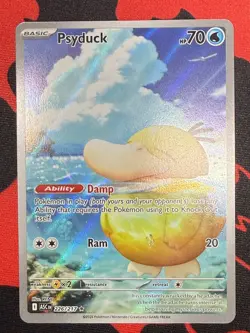 Pokemon Psyduck Illustration Rare 226/217 Ascended Heroes NM Card Pack Fresh - Image 1