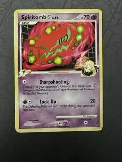 Spiritomb 84/147 2009 Supreme Victors Set Pokemon Card TCG Non Holo Uncommon - Image 1