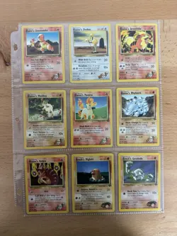NM Gym Challenge Common Complete Set -WOTC Pokemon Cards- 49 Cards - Image 2