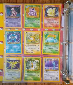 Original 102 Pokemon Cards 1998 [NM-LP] 100% Complete Set w/Holo Charizard+Packs - Image 3