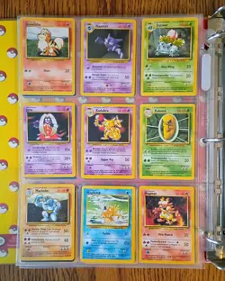 Original 102 Pokemon Cards 1998 [NM-LP] 100% Complete Set w/Holo Charizard+Packs - Image 5
