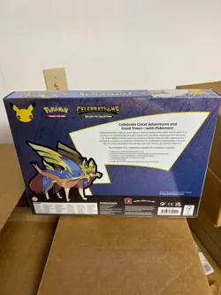 Pokemon TCG Celebrations 25th Zacian Deluxe Pin Collection Box New Sealed - Image 2