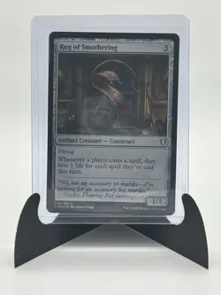 MTG Commander Legends: Battle for Baldur's Gate Rug of Smothering Foil Card - Image 1