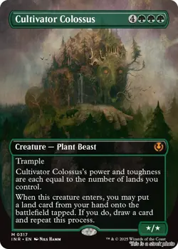 Cultivator Colossus (Borderless) [INR - 317] - NM [] TCG MTG - Image 1