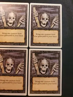 4x Raise Dead Revised Edition 3ed NM Playset Magic The Gathering White Boarder - Image 3