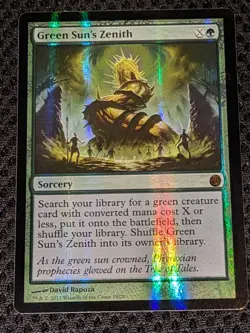MTG Magic The Gathering Green Sun's Zenith From The Vault 20 - Excellent - Image 1
