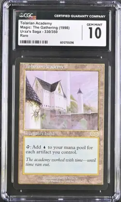 Tolarian Academy Urza's Saga Mtg. CGC 10 Gem Mint! - Image 1